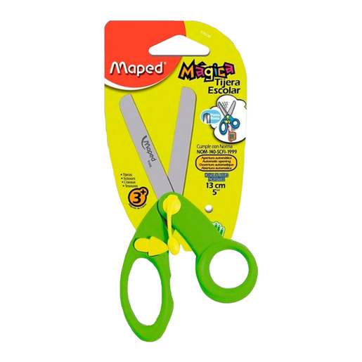 Tijera Maped Escolar Punta Roma 5p Mag 3 Col Diferentes Pz