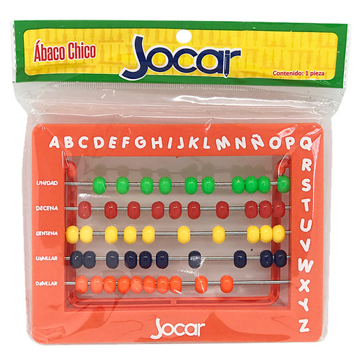 Ábaco Jocar Chico Plastico 50 bolitas Pz