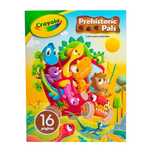 Libro Para Colorear Crayola Prehistoria 16 Pág Pz