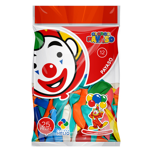 Globo Payaso #12 Surtido