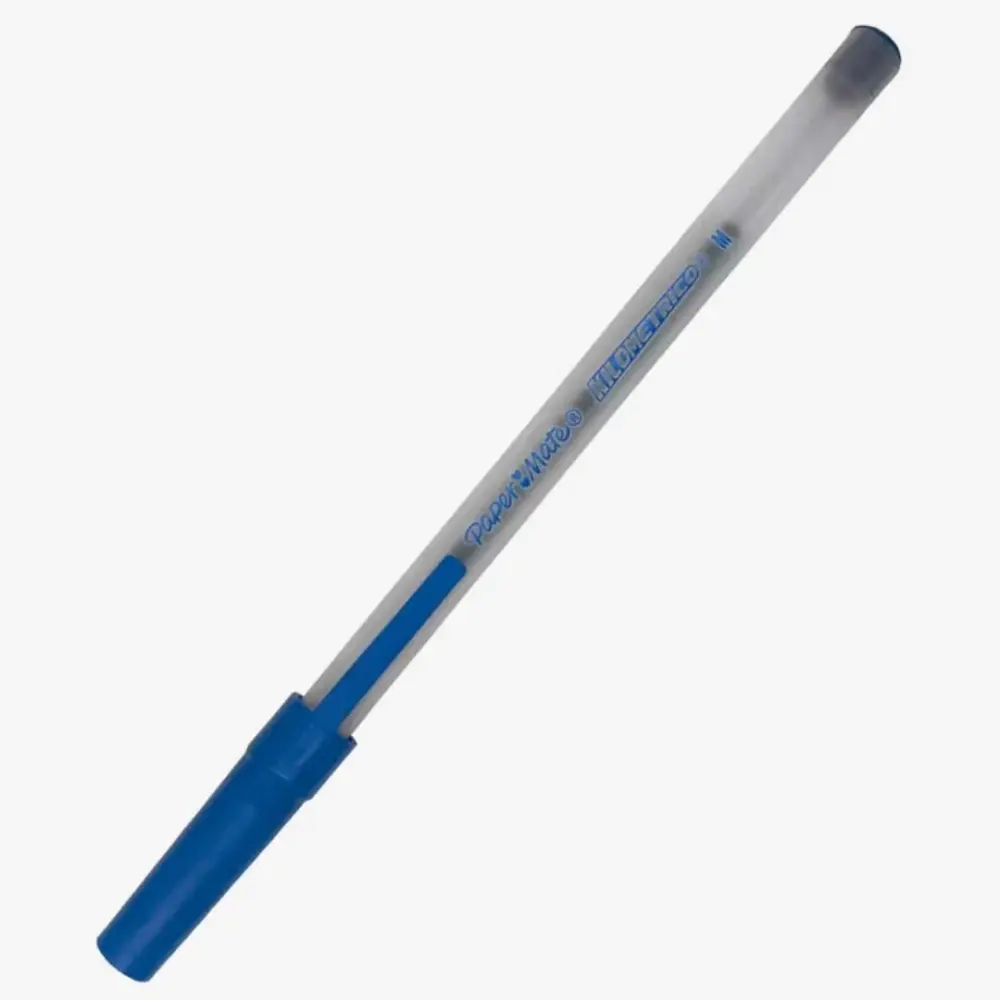 Bolígrafos Paper Mate Kilométrico Económico Azul Fino