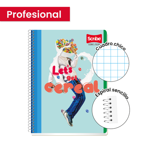 Cuaderno Scribe Esp Profesional Mega Plus C5 100H