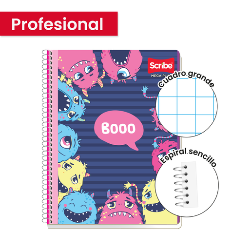Cuaderno Scribe Esp Profesional Mega Plus C7 100H