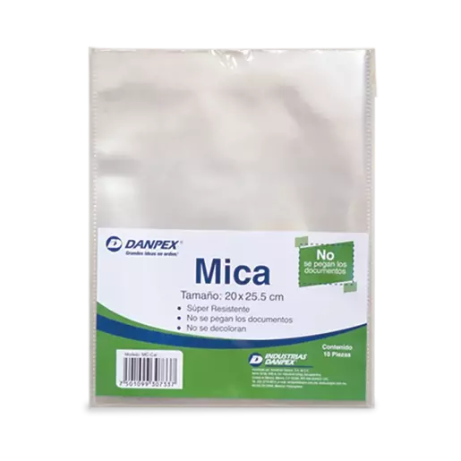 Mica Calificaciones Danpex Trasparente 20x25.5 cm