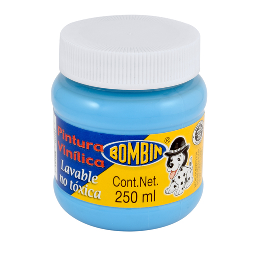 Pintura Bombín Vinílica Lavable Colores Varios 250ml Pz