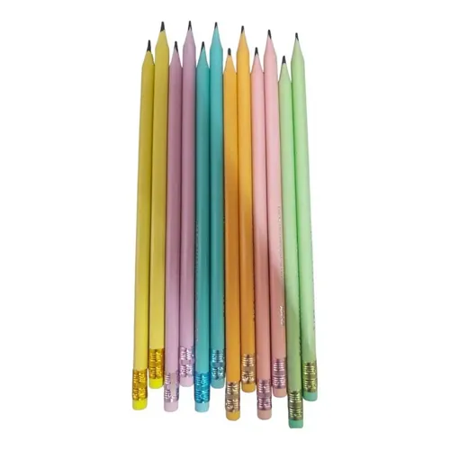 Lápiz Grafito Jocar Triangular Pastel