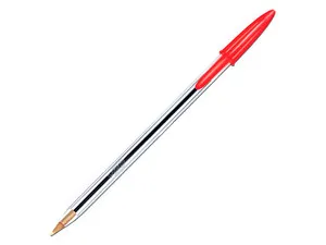Pluma Bic Mediano Roja