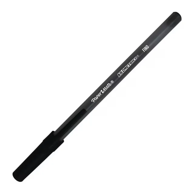 Bolígrafos Paper Mate Kilométrico Económico Negro Mediano