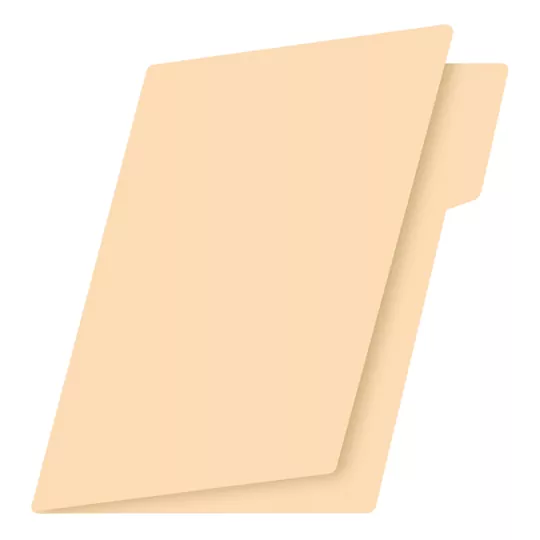 Folder Color Crema Tamaño Carta