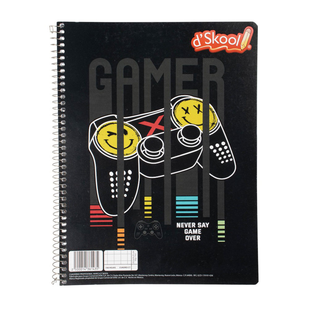 Cuaderno Profesional d'Skool Style Raya 100 Hojas