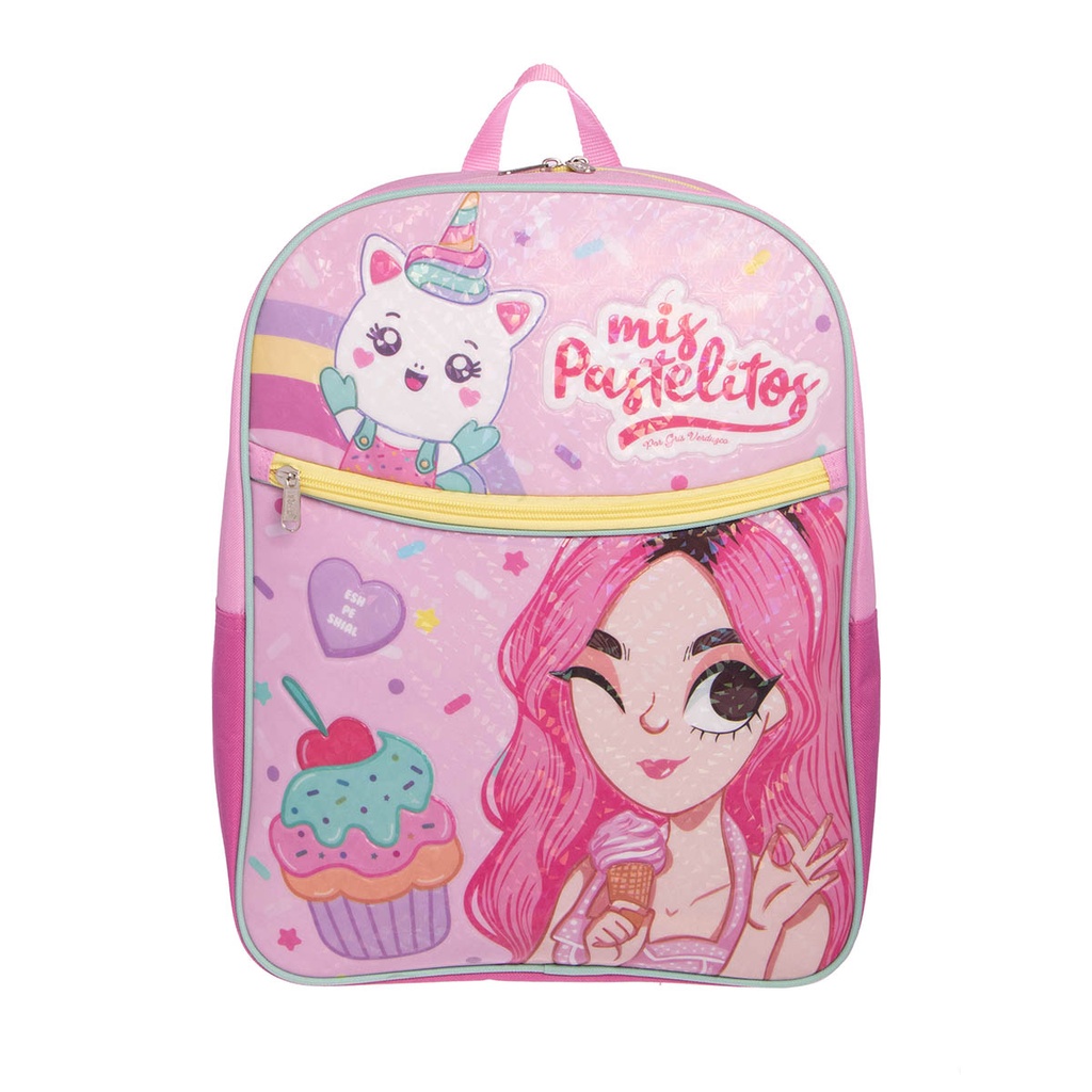 Mochila Primaria Ruz Mis Pastelitos Rosa