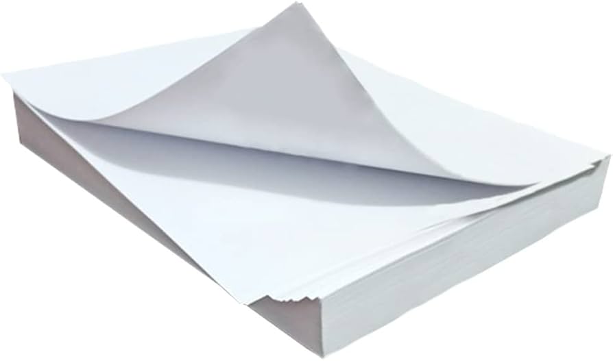 4 Hojas de Papel Bond