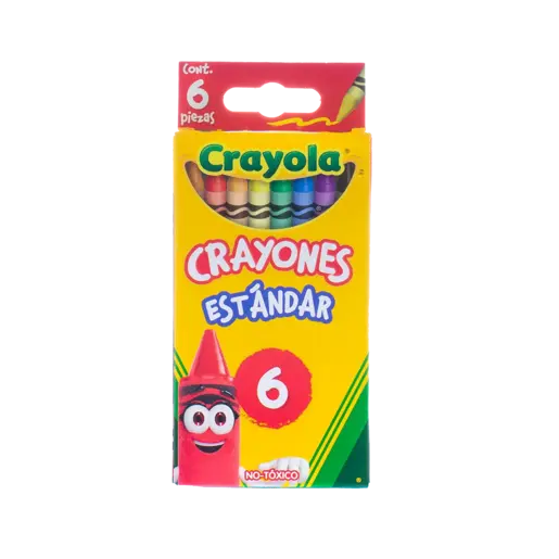 Crayones Crayola Redondos Delgados De Cera Multicolor CJ6
