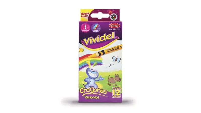 Crayón Vinci Vividel Delgado Redondo CJ12